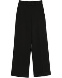 Semicouture - Turn-Up Cuffs Trousers - Lyst