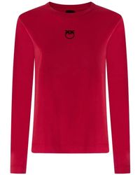 Pinko - Love Birds Logo T-Shirt - Lyst