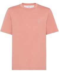 Brunello Cucinelli - Crew Neck T-Shirt - Lyst