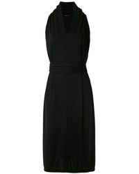 UMA | Raquel Davidowicz Midi-jurk - Zwart