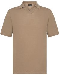 Franzese Collection - V-Neck Ribbed T-Shirt - Lyst