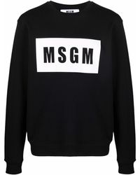MSGM - Sweat à logo imprimé - Lyst