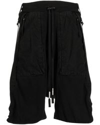 Boris Bidjan Saberi Tweed Shorts in Black for Men - Lyst
