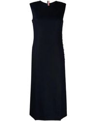 Thom Browne - Wool Midi Dress - Lyst