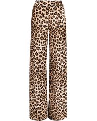 Philipp Plein - Leopard-print Flared Trousers - Lyst