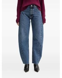 SIMONA CORSELLINI - Seam-Detail Jeans - Lyst