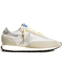 Golden Goose - Star-print Lace-up Sneakers - Lyst