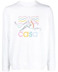 CASABLANCA - Sudadera con logo estampado - Lyst