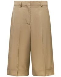 Stella McCartney - Wide-Leg Tailored Shorts - Lyst