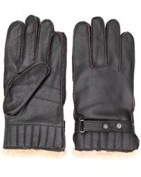Barbour - Leather Utility Gloves - Lyst