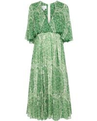 Giambattista Valli - Abito Midi Con Stampa - Lyst
