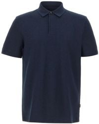 BOSS - Checked Jacquard-Texture Polo Shirt - Lyst