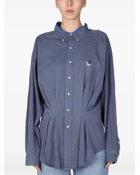1/OFF - Pleated Shirt - Lyst
