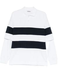 DARKPARK - Layered Striped Polo Shirt - Lyst