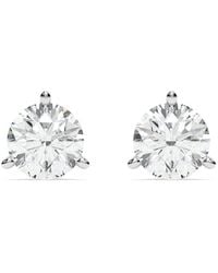Diamond Essentials - Pendientes Con Diamantes De Laboratorio Y Apliques - Lyst