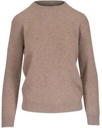 Brunello Cucinelli - Ribbed Knit Sweater - Lyst