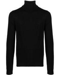 HUGO - Roll-Neck Virgin-Wool Jumper - Lyst