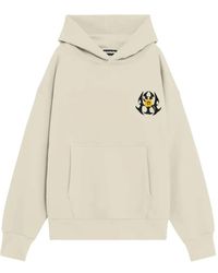 Barrow - Printed Drawstring Hoodie - Lyst