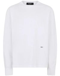 DSquared² - Pullover Mit Logo-Schild - Lyst