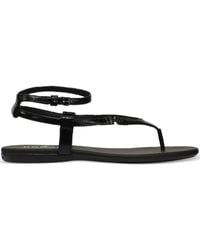 Hogan - Leather Flat Sandals - Lyst