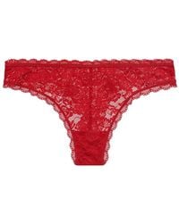 Aubade - Rosessence Lace Thong - Lyst