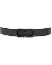 Ferragamo - Logo-Buckle Leather Belt - Lyst