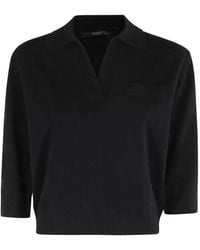 Seventy - Short-Sleeve Polo-Neck Top - Lyst