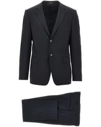 Emporio Armani - Single-Breasted Wool-Blend Suit - Lyst