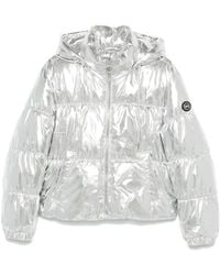 MICHAEL Michael Kors - Metallic Puffer Jacket - Lyst
