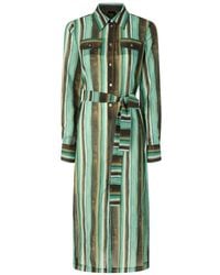 Pinko - Castignano Belted Midi Shirt Dress - Lyst
