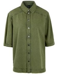 Marc Cain - Short-Sleeved Denim Shirt - Lyst