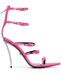 Versace - Pin-Point Sandalen 120Mm - Lyst