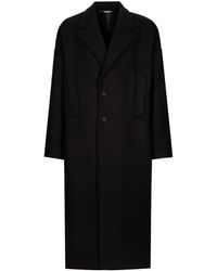 Dolce & Gabbana - Oversize Single-Breasted Coat - Lyst