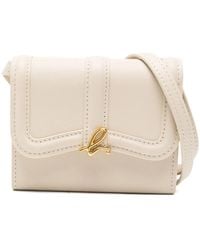 agnès b. - Leather Shoulder Wallet - Lyst