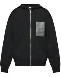 Loewe - Zip-Up Wool Hoodie - Lyst