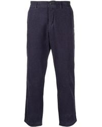 YMC - Pantaloni Crop A Vita Media - Lyst
