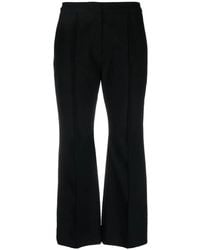 Jil Sander - High-Waisted Cropped Trousers - Lyst