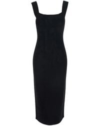 Max Mara - Square-Neck Dress - Lyst