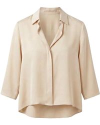 Peter Cohen - Squarefront Frolic Silk Shirt - Lyst