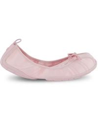 Balenciaga - Bow-Detail Panelled Ballet Flats - Lyst