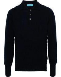 Drumohr - Virgin Wool Polo Shirt - Lyst
