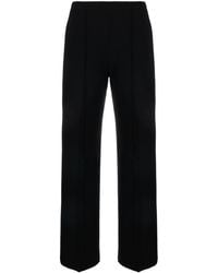 Max Mara - Cropped Pintuck-detail Trousers - Lyst