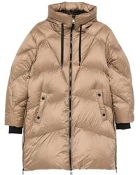 SERGIO MORETTI FIRENZE - Padded Hooded Coat - Lyst