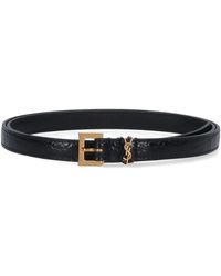 Saint Laurent - Cassandre Belt - Lyst