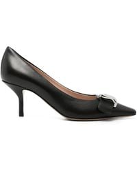 Emporio Armani - Leather Pumps - Lyst