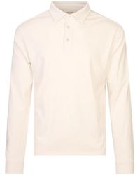 Agnona - Long-Sleeve Polo Shirt - Lyst