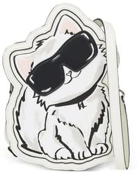 KARL LAGERFELD - Sac À Bandoulière Ikon Choupette - Lyst