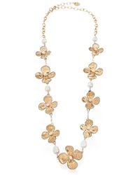 Cult Gaia - Lucky Faux-Pearl Floral Necklace - Lyst