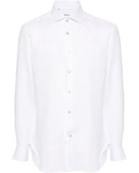 Kiton - Poplin Linen Shirt - Lyst