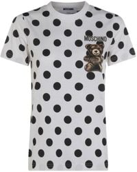 Moschino - Polka-Dot Pattern T-Shirt - Lyst